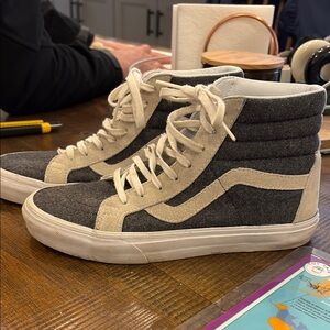 Vans and Madewell high tops